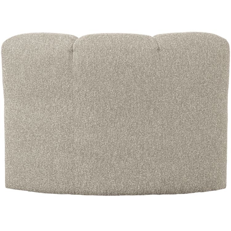 WOOOD Woood | (Eetkamer)bankje Mojo met rugleuning boucle beige
