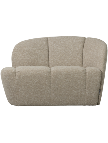 WOOOD Woood | 2-zits bankje Mojo rechts boucle beige