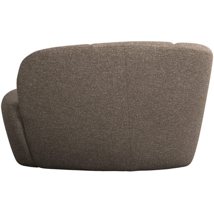 WOOOD Woood | 2-zits bankje Mojo links boucle bruin