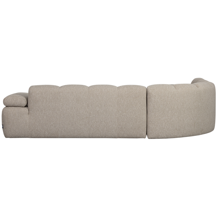 WOOOD Woood | Hoekbank links Mojo boucle beige