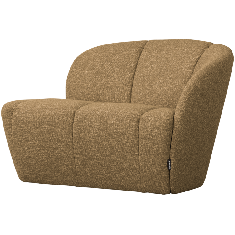 WOOOD Woood | 2-zits bankje Mojo boule geel/bruin