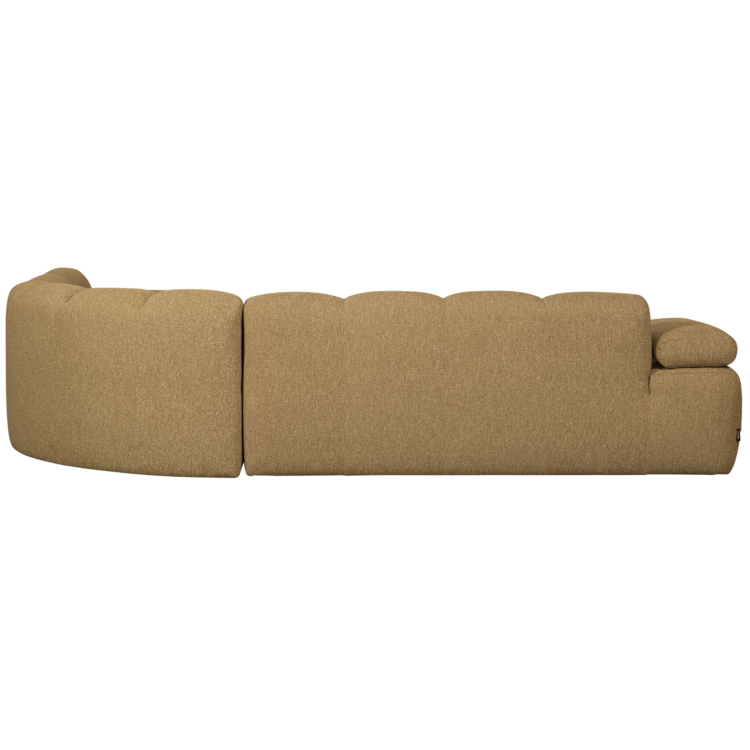 WOOOD Woood | Hoekbank rechts Mojo boucle geel/bruin