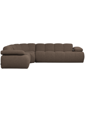 WOOOD Woood | Hoekbank links Mojo boucle bruin
