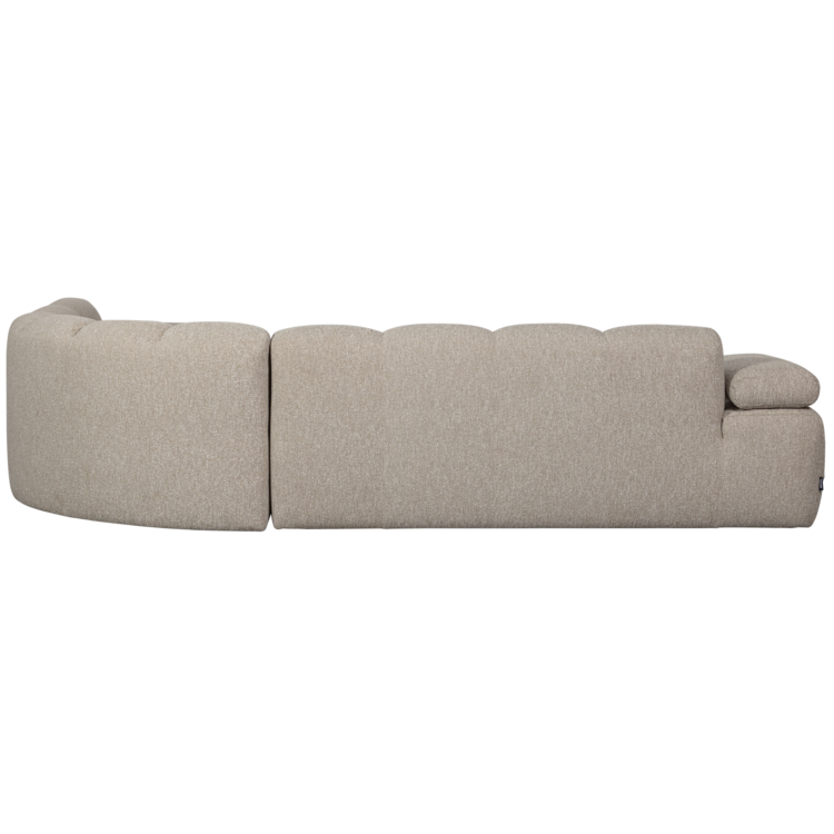WOOOD Woood | Hoekbank rechts Mojo boucle beige