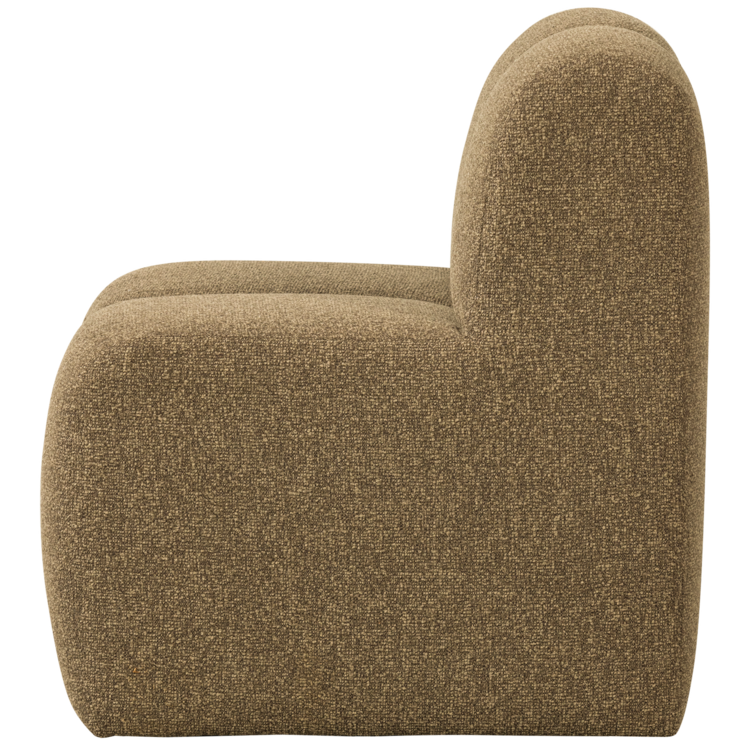 WOOOD Woood | (Eetkamer)bankje Mojo met rugleuning 84cm boule geel/bruin