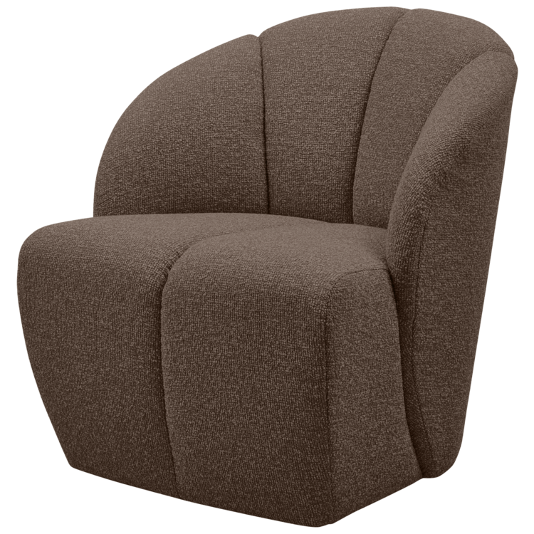 WOOOD Woood | Mojo draaifauteuil boucle bruin