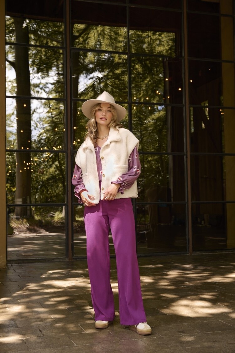 Ydence Ydence | Gilet Rejou ecru