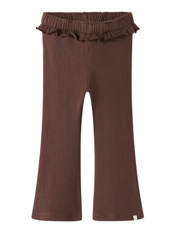 Lil Atelier Lil Atelier | Legging Thora Hun hot chocolate