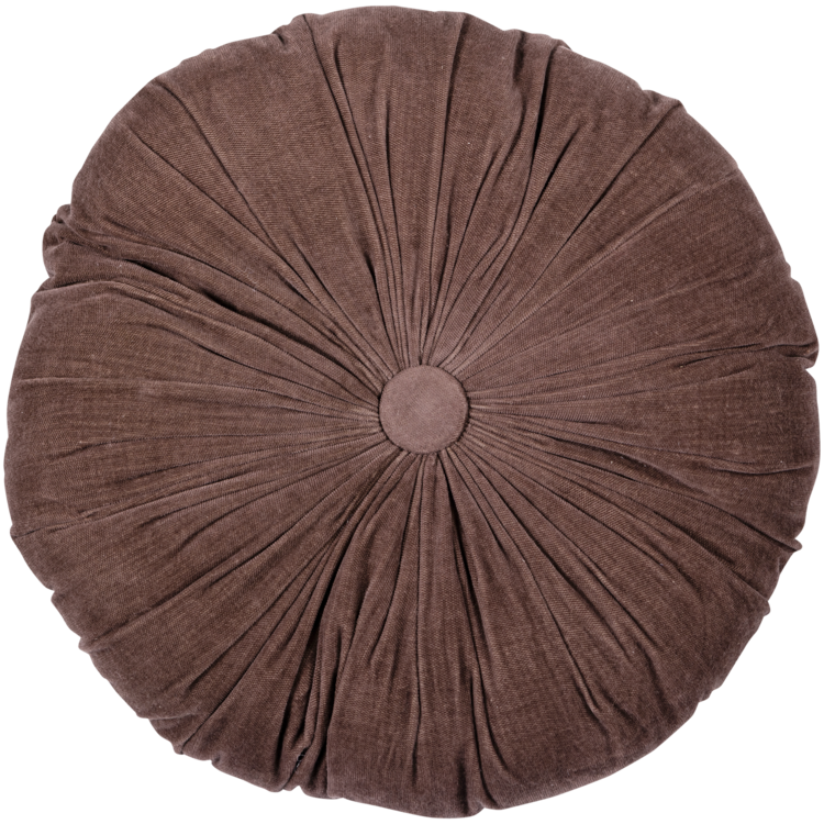 WOOOD Woood | Kussens Aziz set van 3 velvet bruin/naturel