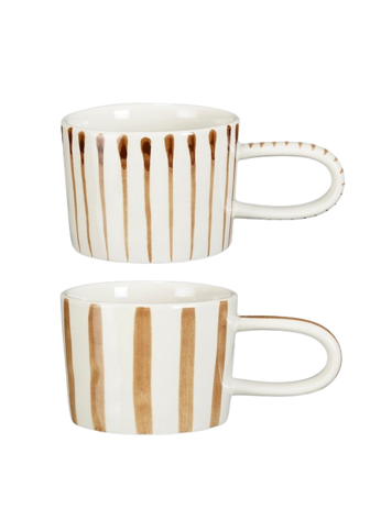 Stijl28 | Mok Elsie bruin 7x9cm