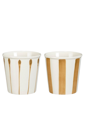 Stijl28 | Beker Elsie bruin 8cm