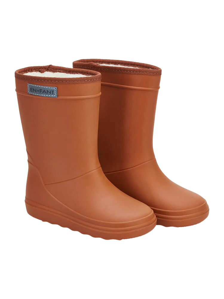 Enfant Enfant | Thermo boots Leather Brown