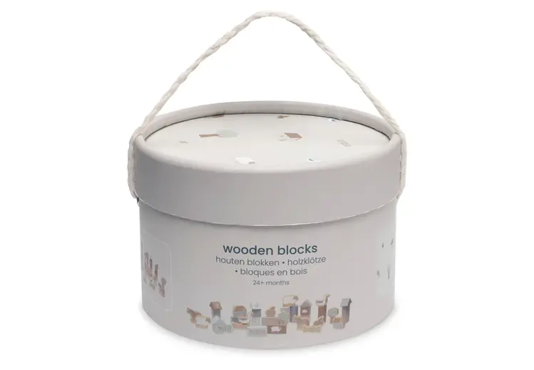 Jollein Jollein | Houten blokken set farm