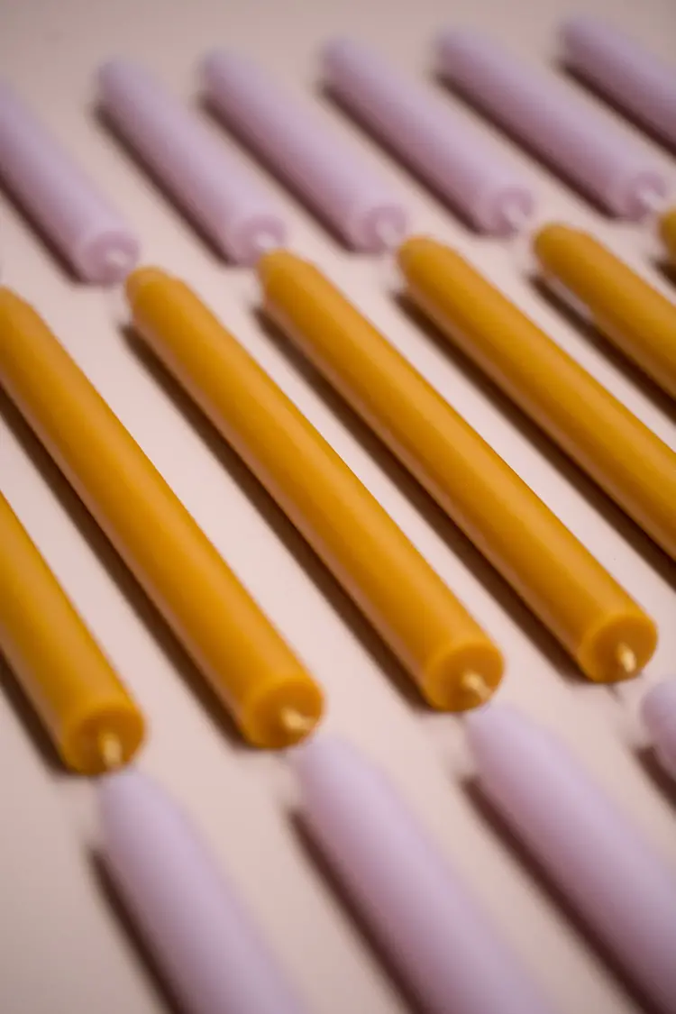 Rustik Lys Rustiklys | Dinerkaars 18 cm antiek paars