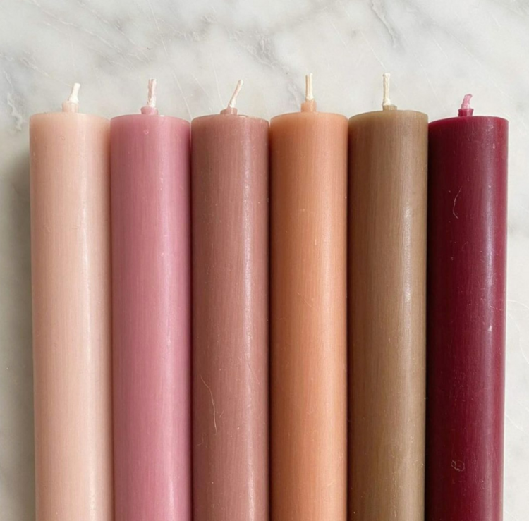 Rustik Lys Rustiklys | Dinerkaars 18 cm muskaat