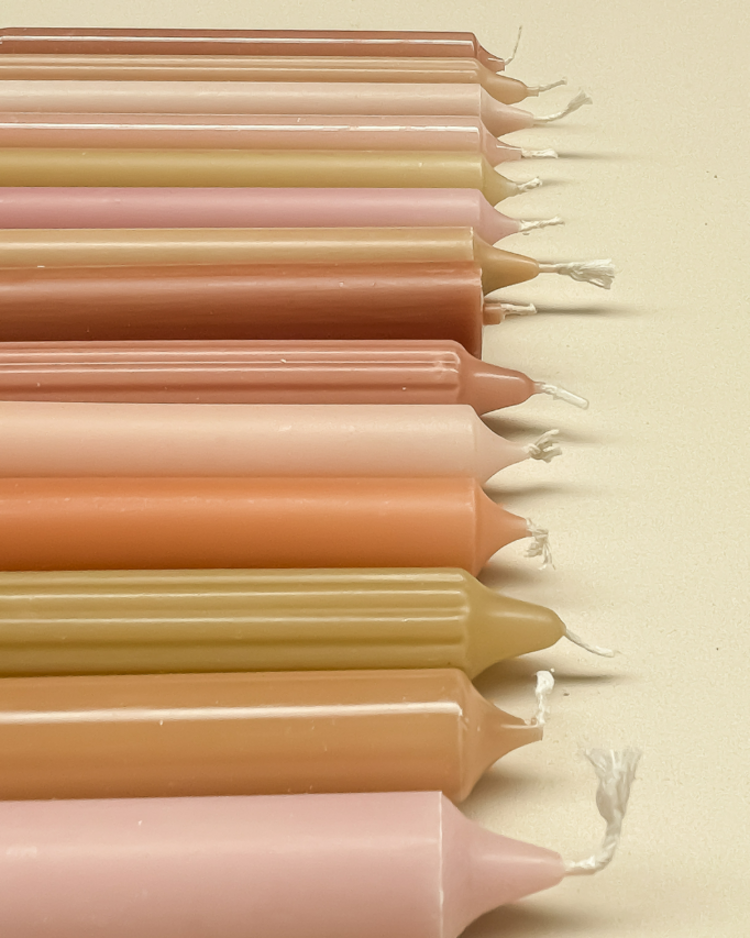 Rustik Lys Rustiklys | Dinerkaars 18 cm muskaat