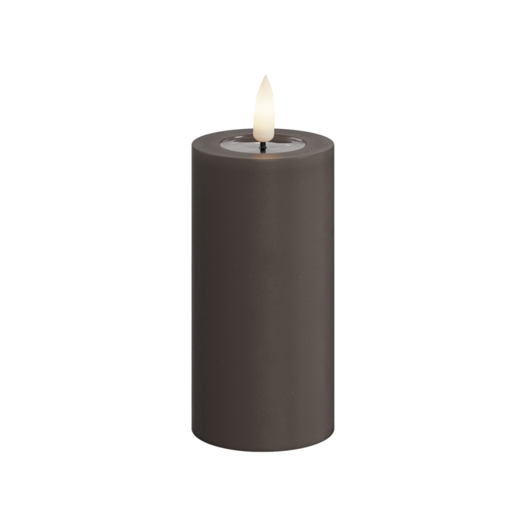 Deluxe Homeart Deluxe Homeart | LED Kaars mokka 5x10cm