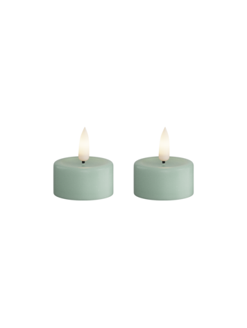 Deluxe Homeart Deluxe Homeart | LED theelicht saliegroen | 2stuks