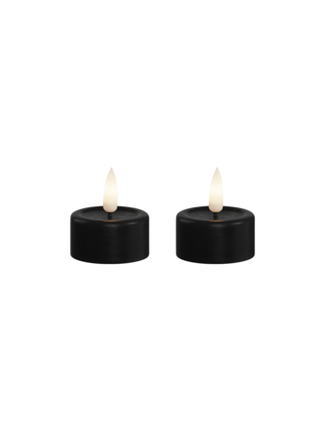 Deluxe Homeart Deluxe Homeart | LED theelicht zwart | 2stuks
