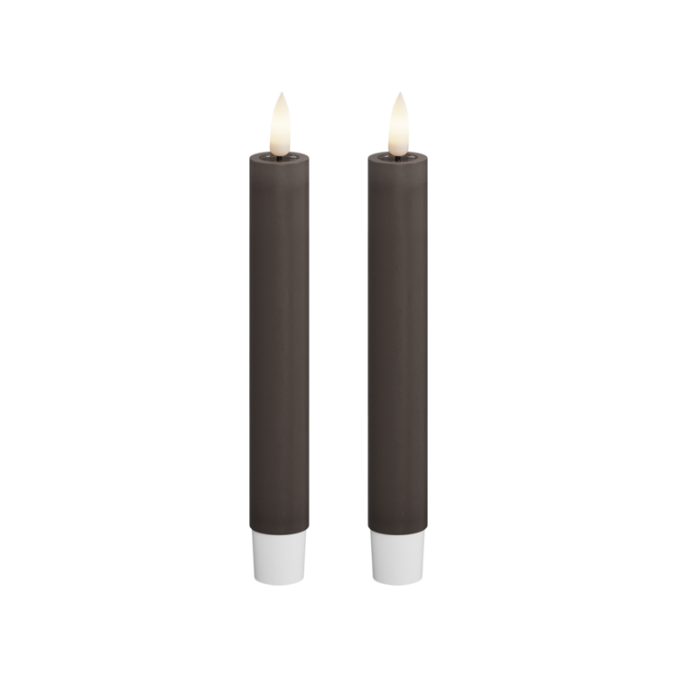 Deluxe Homeart Deluxe Homeart | LED dinerkaars mokka 15cm | 2stuks