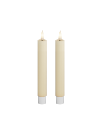 Deluxe Homeart Deluxe Homeart | LED dinerkaars creme 15cm | 2stuks