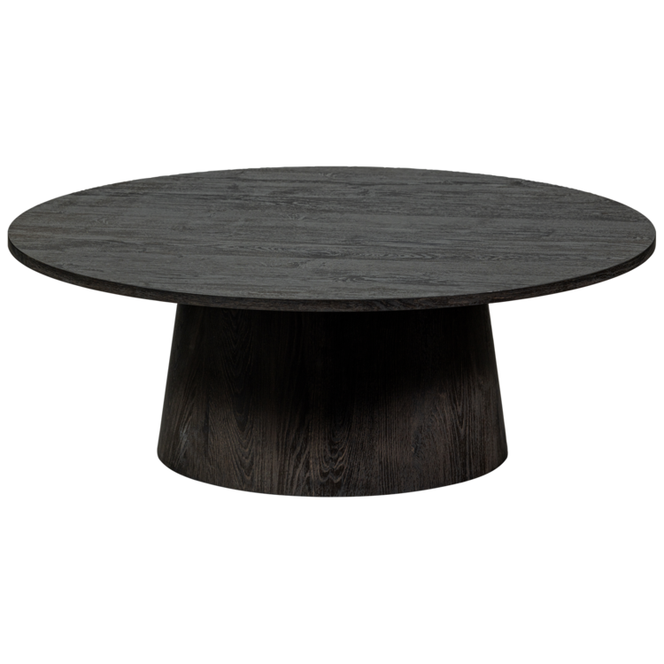 WOOOD. Woood | Maan salontafel mdf donkerbruin 35xØ100 cm