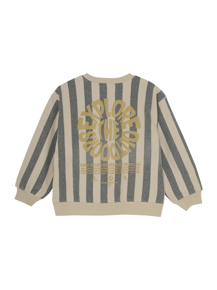 Daily7 Daily7 | Sweater oversized stripe