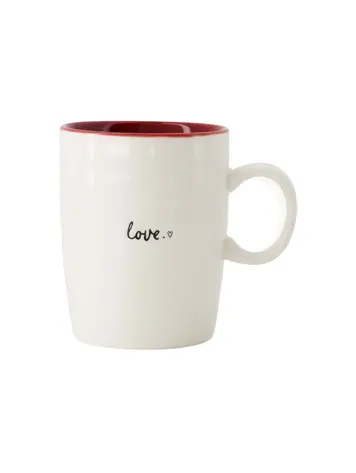 Zusss Zusss | Theemok love wit/rood/zwart