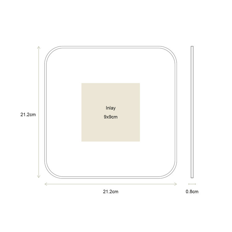 vtwonen vtwonen | Fotolijst metaal goud 21.5cm