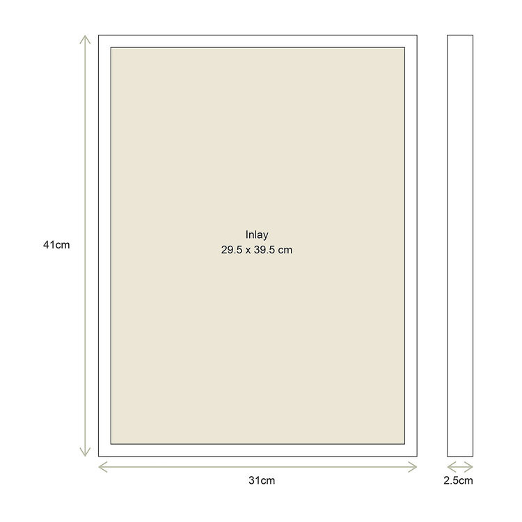 vtwonen vtwonen | Fotolijst hout 41cm