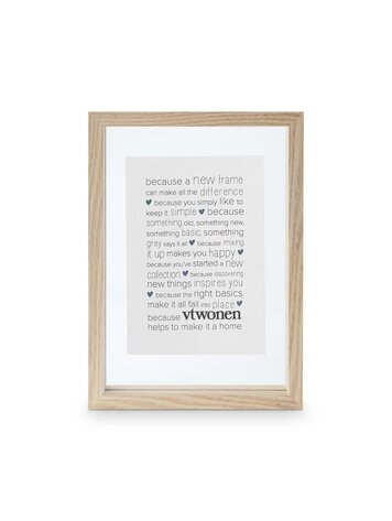 vtwonen vtwonen | Fotolijst hout 33cm
