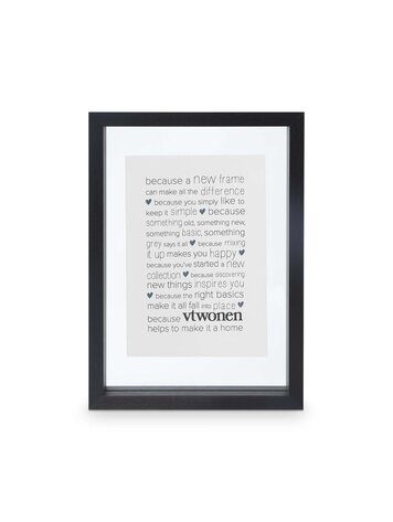 vtwonen vtwonen | Fotolijst hout zwart 31cm