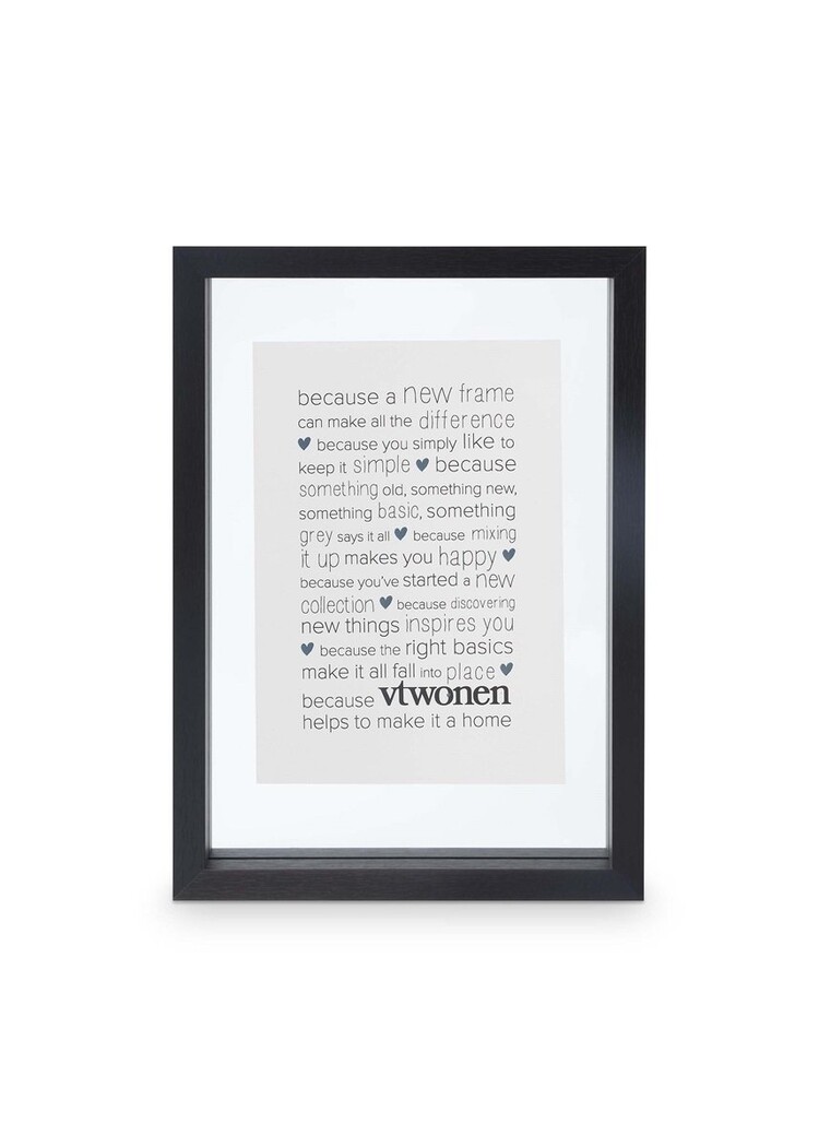 vtwonen vtwonen | Fotolijst hout zwart 31cm