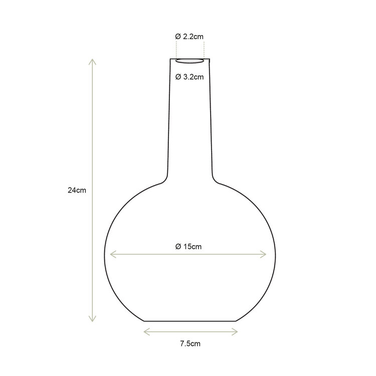 vtwonen vtwonen | Kandelaar curry 24cm