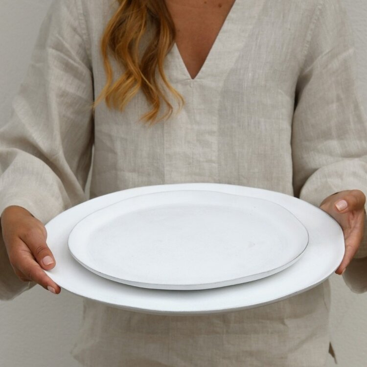 Leeff Leeff | Schaal Thijs wit 40cm