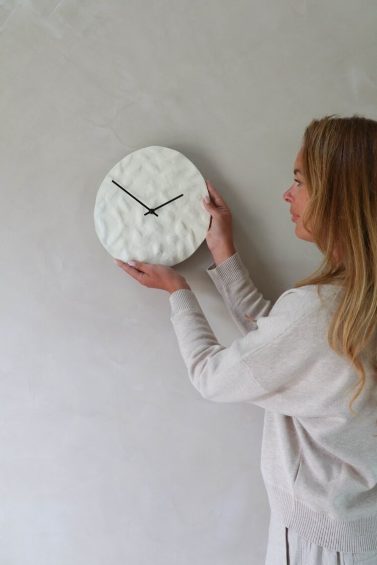 Leeff Leeff | Wandklok Charlie wit