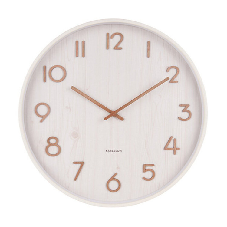 Karlsson Karlsson | Wandklok Pure wit 40cm