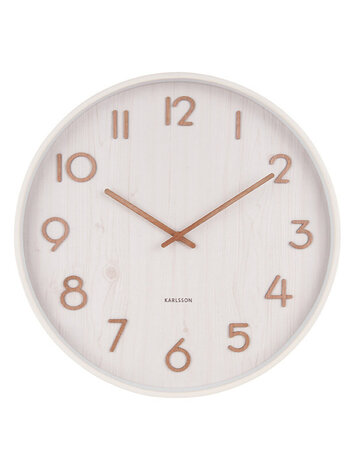 Karlsson Karlsson | Wandklok Pure wit 60cm