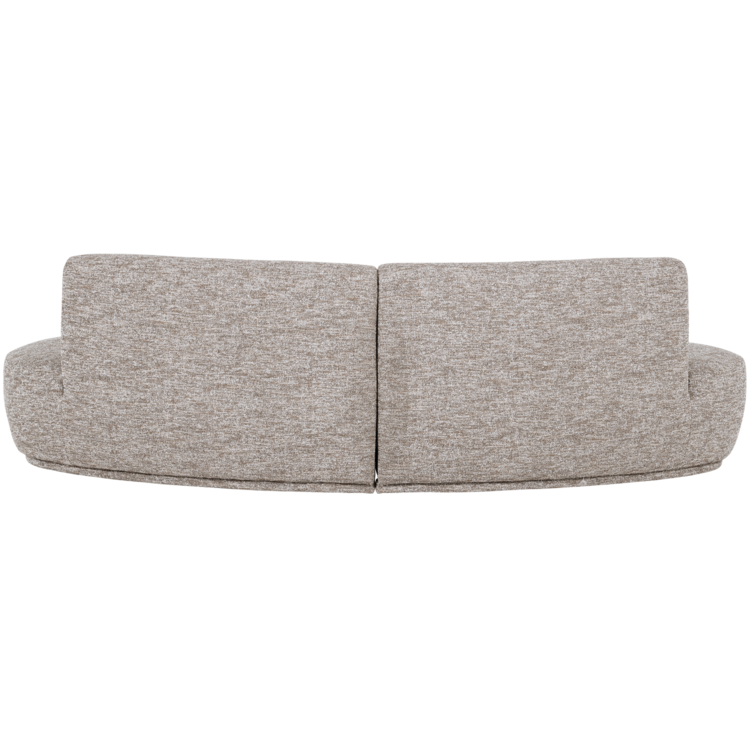 WOOOD Woood | Half ronde bank Batavier 4-zits zand