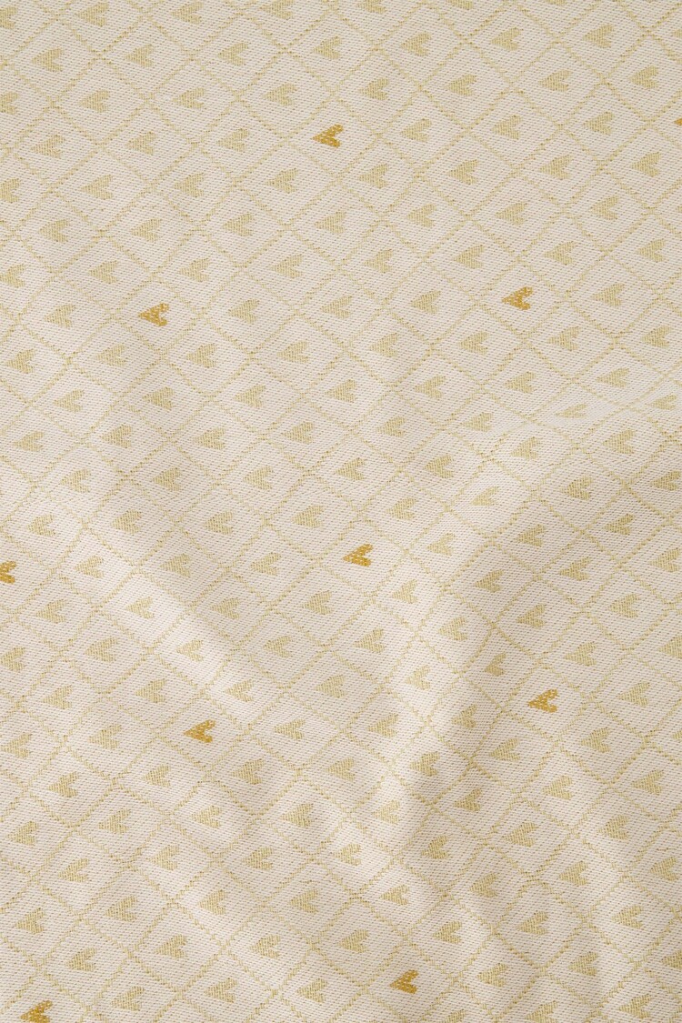 Zusss Zusss | Placemat hartjes zand/goud 51x36cm