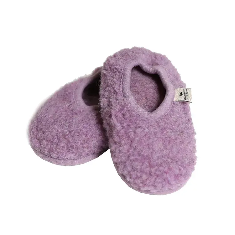 Alwero Alwero | Wollen sloffen paars