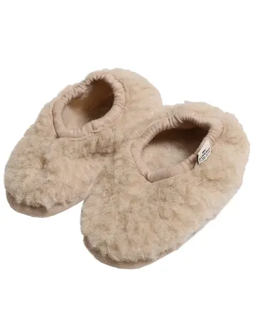 Alwero Alwero | Wollen sloffen beige