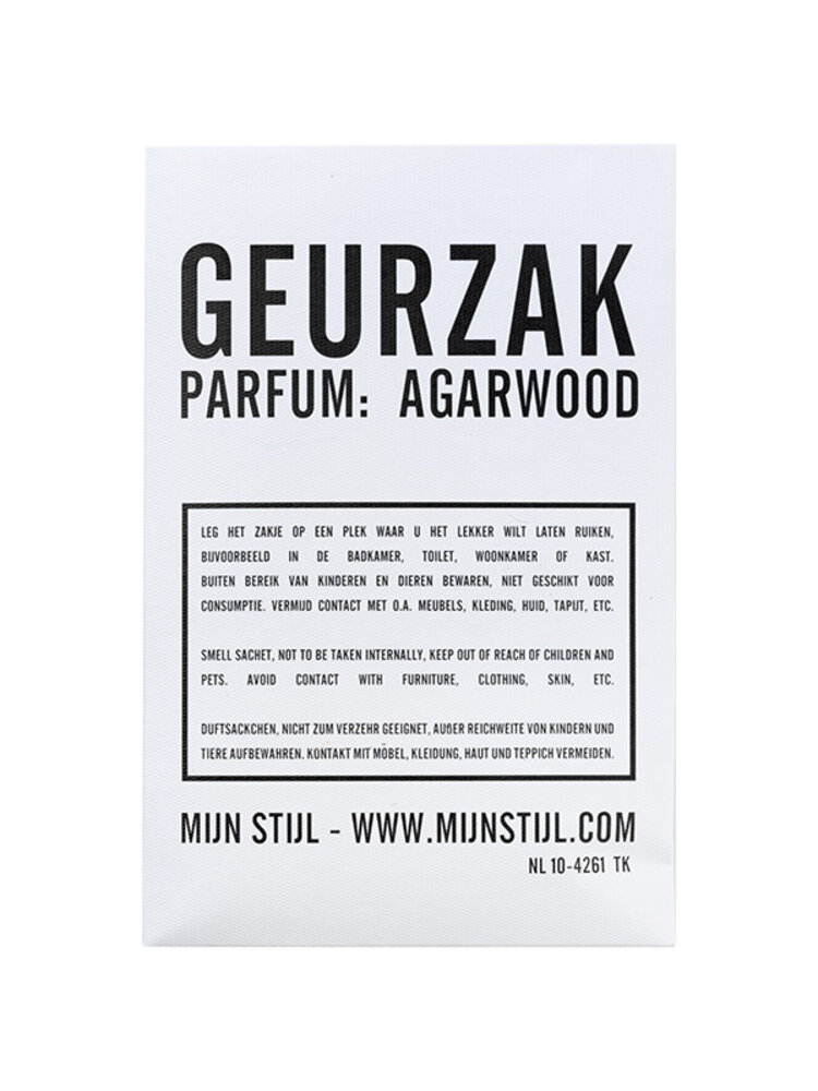 Mijn Stijl & Puur Zeep Mijn Stijl | Geurzakje Agarwood