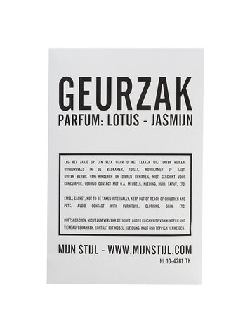Mijn Stijl & Puur Zeep Mijn Stijl | Geurzakje Lotus Jasmijn