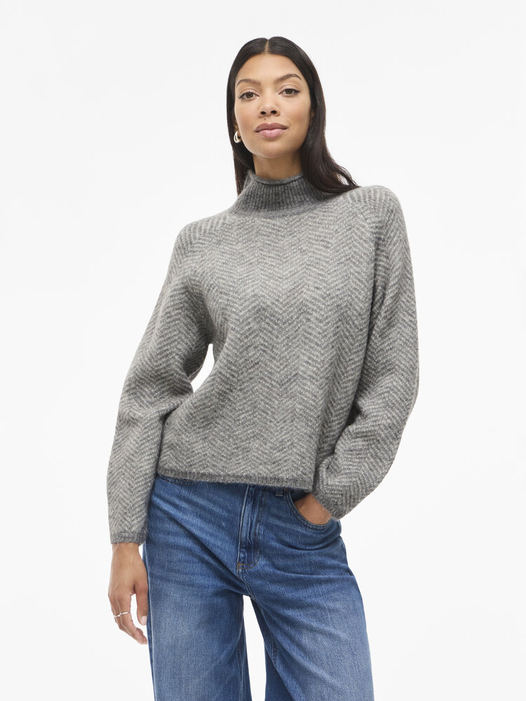Vila Vila | Trui Lory medium grey NOOS