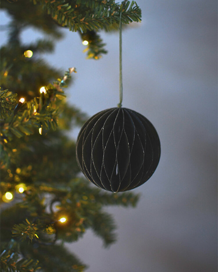 Storefactory Storefactory | Ronde kersthanger donkergroen 8cm