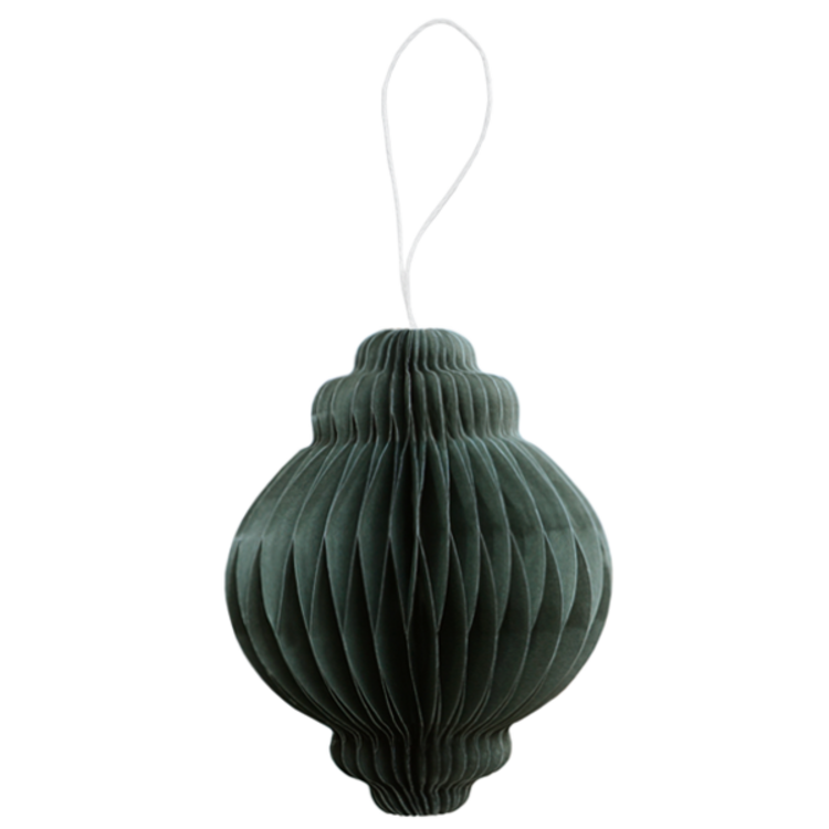 Delight Department Delight Department | Papieren ornament groen 8cm