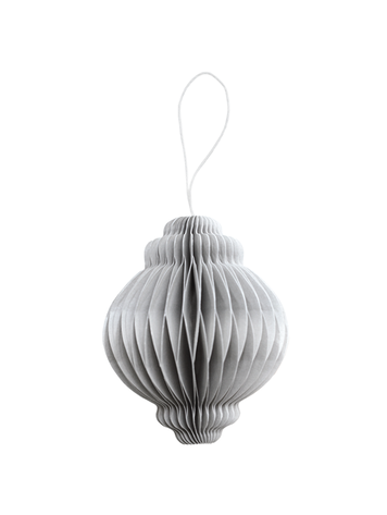 Delight Department Delight Department | Papieren ornament grijs 8cm
