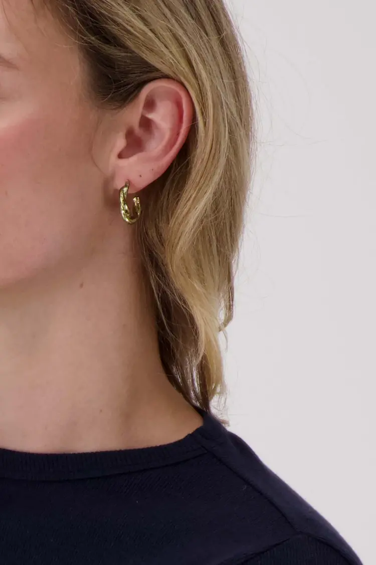 Zusss Zusss | Oorbellen gedraaid goud