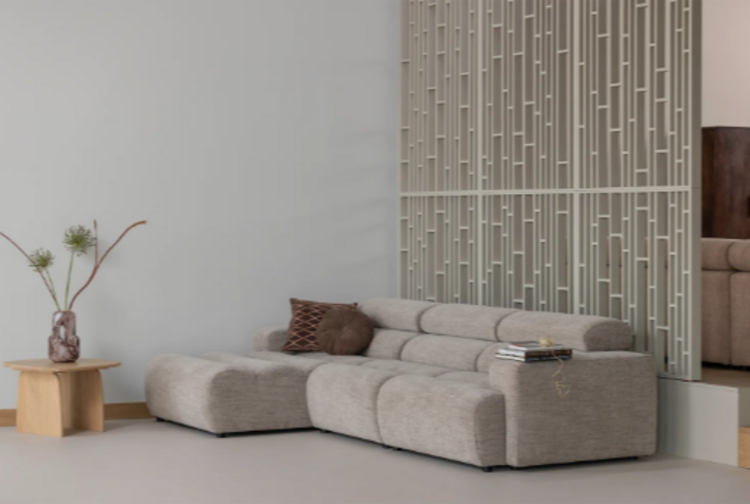 WOOOD Woood | Kussen Aziz donker bruin 45cm